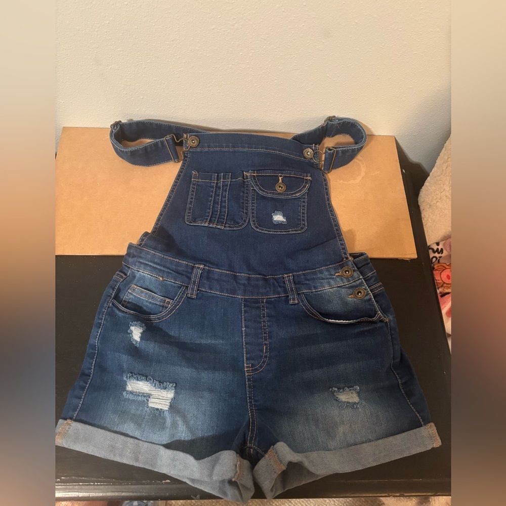Wax Jean Dark Blue women’s Overalls size small juniors